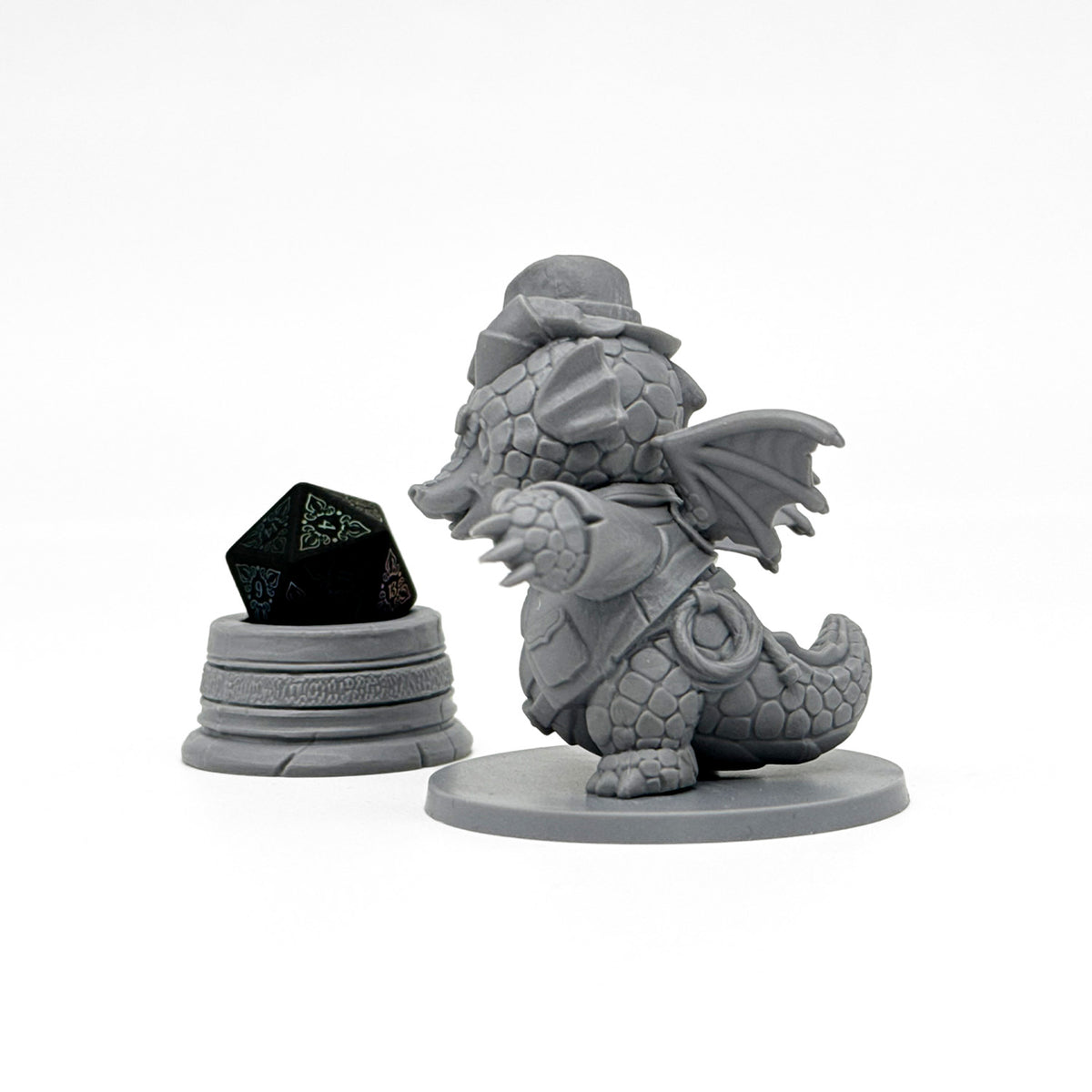 Dragon Antiquarian Die Holder - Miniature by Adventurers and Adversaries