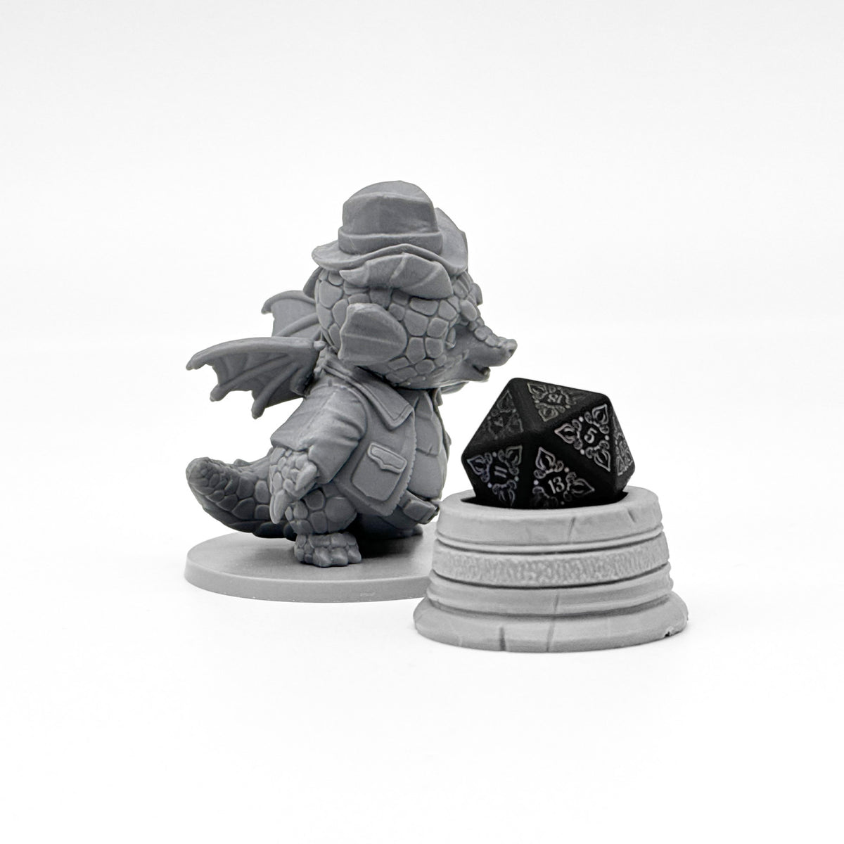 Dragon Antiquarian Die Holder - Miniature by Adventurers and Adversaries