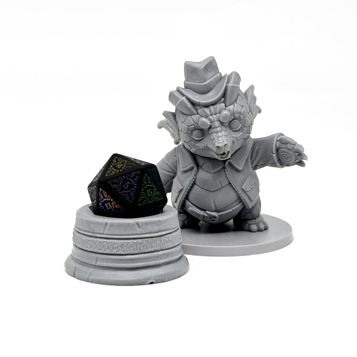 Dragon Antiquarian Die Holder - Miniature by Adventurers and Adversaries
