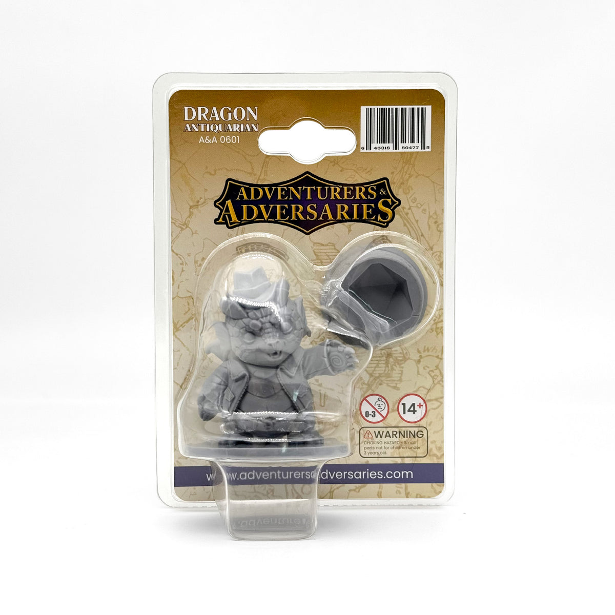 Dragon Antiquarian Die Holder - Miniature by Adventurers and Adversaries