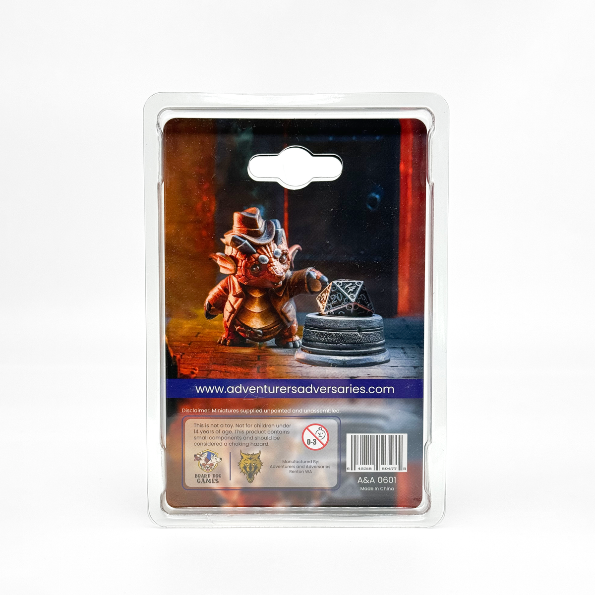 Dragon Antiquarian Die Holder - Miniature by Adventurers and Adversaries